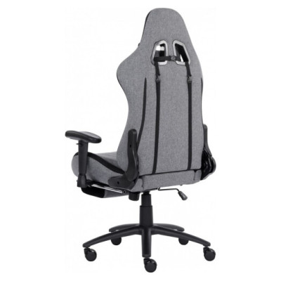 GT Racer X-2534-F Fabric Gray/Black Suede