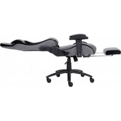 GT Racer X-2534-F Fabric Gray/Black Suede