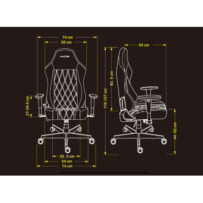 HATOR Darkside 3L Fabric Black (HTC3010L)