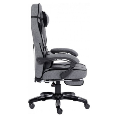 GT Racer X-2749-1 Fabric GrayBlack Suede