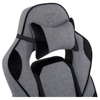 GT Racer X-2749-1 Fabric GrayBlack Suede