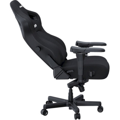 Anda Seat Kaiser 4 XL Black Linen Fabric (AD12YDDC-XLL-20-B-CF)