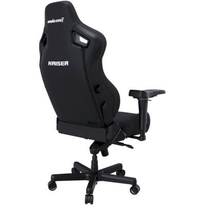 Anda Seat Kaiser 4 XL Black Linen Fabric (AD12YDDC-XLL-20-B-CF)