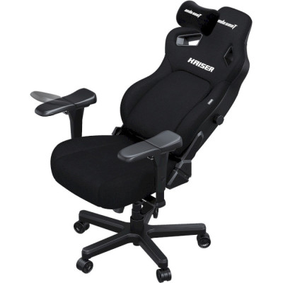 Anda Seat Kaiser 4 XL Black Linen Fabric (AD12YDDC-XLL-20-B-CF)