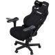 Anda Seat Kaiser 4 XL Black Linen Fabric (AD12YDDC-XLL-20-B-CF)