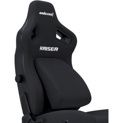 Anda Seat Kaiser 4 XL Black Linen Fabric (AD12YDDC-XLL-20-B-CF)