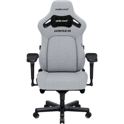 Anda Seat Kaiser 4 XL Gray Linen Fabric (AD12YDDC-XLL-20-G-CF)