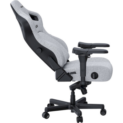Anda Seat Kaiser 4 XL Gray Linen Fabric (AD12YDDC-XLL-20-G-CF)