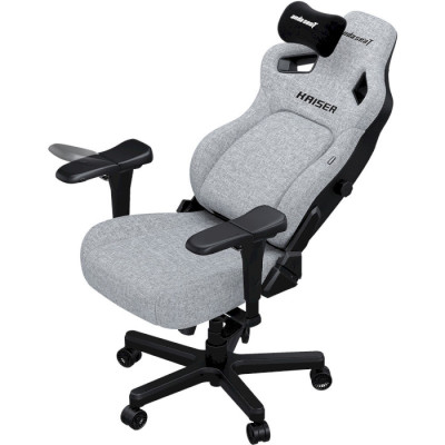 Anda Seat Kaiser 4 XL Gray Linen Fabric (AD12YDDC-XLL-20-G-CF)