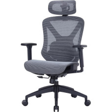 OfficePro Atlas Black/Dark Gray (OC630-B-DG-DG)