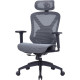 OfficePro Atlas Black/Dark Gray (OC630-B-DG-DG)