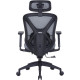 OfficePro Atlas Black/Dark Gray (OC630-B-DG-DG)