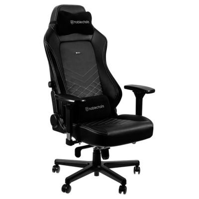 Noblechairs Hero PU leather black/platinum white (NBL-HRO-PU-BPW)