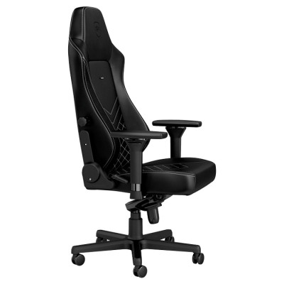 Noblechairs Hero PU leather black/platinum white (NBL-HRO-PU-BPW)
