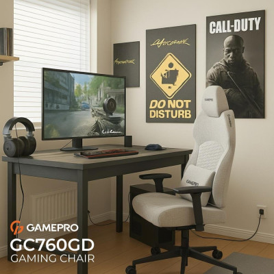 GamePro GC760LG Fabric Light Gray