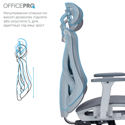 OfficePro Atlas Gray/Dark Gray (OC630-G-DG-DG)