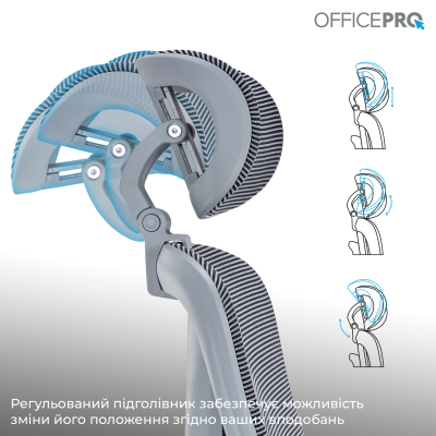 OfficePro Atlas Gray/Dark Gray (OC630-G-DG-DG)