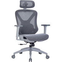 OfficePro Atlas Gray/Dark Gray (OC630-G-DG-DG)