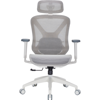 OfficePro Atlas White/Light Gray (OC630-W-LG-LG)
