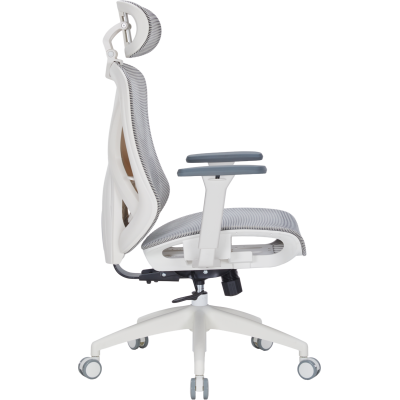 OfficePro Atlas White/Light Gray (OC630-W-LG-LG)