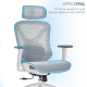 OfficePro Atlas White/Light Gray (OC630-W-LG-LG)