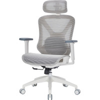 OfficePro Atlas White/Light Gray (OC630-W-LG-LG)