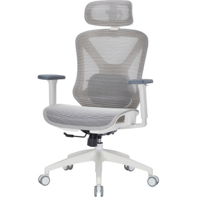OfficePro Atlas White/Light Gray (OC630-W-LG-LG)