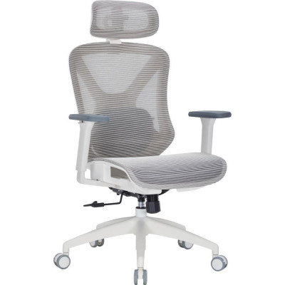 OfficePro Atlas White/Light Gray (OC630-W-LG-LG)