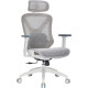OfficePro Atlas White/Light Gray (OC630-W-LG-LG)