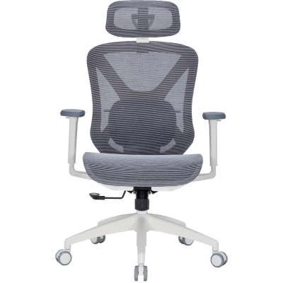 OfficePro Atlas White/Dark Gray (OC630-W-DG-DG)