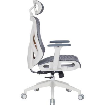OfficePro Atlas White/Dark Gray (OC630-W-DG-DG)