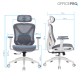 OfficePro Atlas White/Dark Gray (OC630-W-DG-DG)