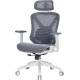 OfficePro Atlas White/Dark Gray (OC630-W-DG-DG)