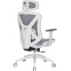 OfficePro Atlas White/Dark Gray (OC630-W-DG-DG)