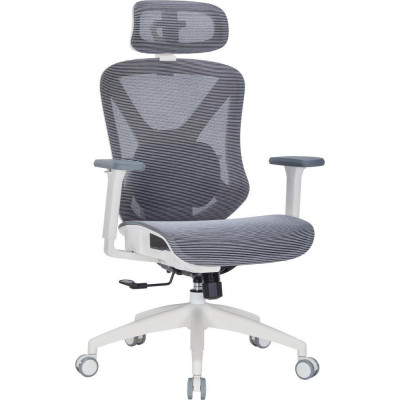 OfficePro Atlas White/Dark Gray (OC630-W-DG-DG)