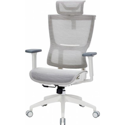 OfficePro Elegant OC660-W-LG-LG White/Light Gray