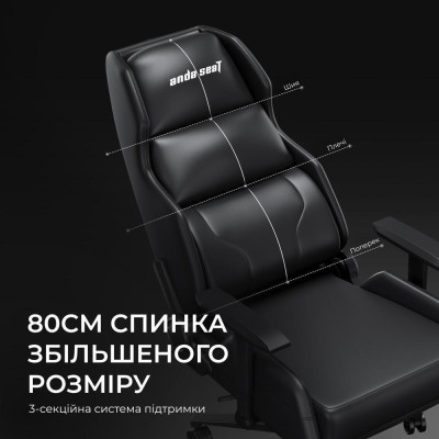 Anda Seat X1 Black PVC (AD-W-SF01-04-B-PV)