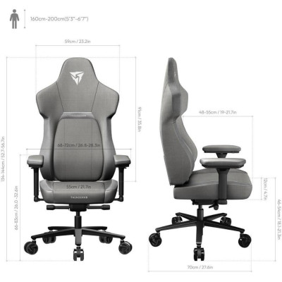 ThunderX3 Core Loft Grey (TEGC-2056101.41)