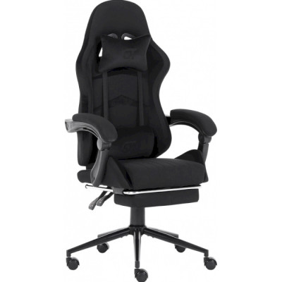 GT Racer X-2324 Fabric Black Suede