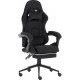GT Racer X-2324 Fabric Black Suede