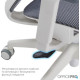 OfficePro Balance OC620-W-DG-DG White/Dark Gray