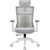 OfficePro Balance OC620-W-LG-LG White/Dark Gray