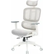 OfficePro Skyline OC680-W-LG-LG White/Light Gray