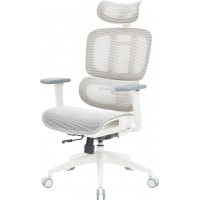 OfficePro Skyline OC680-W-LG-LG White/Light Gray