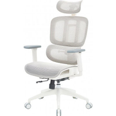 OfficePro Skyline OC680-W-LG-LG White/Light Gray