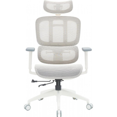 OfficePro Skyline OC680-W-LG-LG White/Light Gray