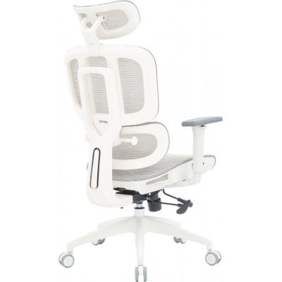 OfficePro Skyline OC680-W-LG-LG White/Light Gray