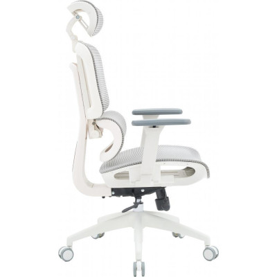OfficePro Skyline OC680-W-LG-LG White/Light Gray