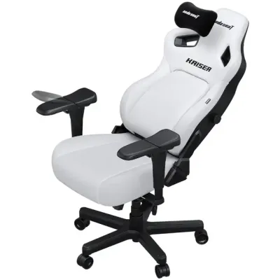 Anda Seat Kaiser 4 L White Premium PVC (AD12YDDC-L-20-W-PV/C)