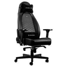 Noblechairs Icon PU leather black/platinum white (NBL-ICN-PU-BPW)